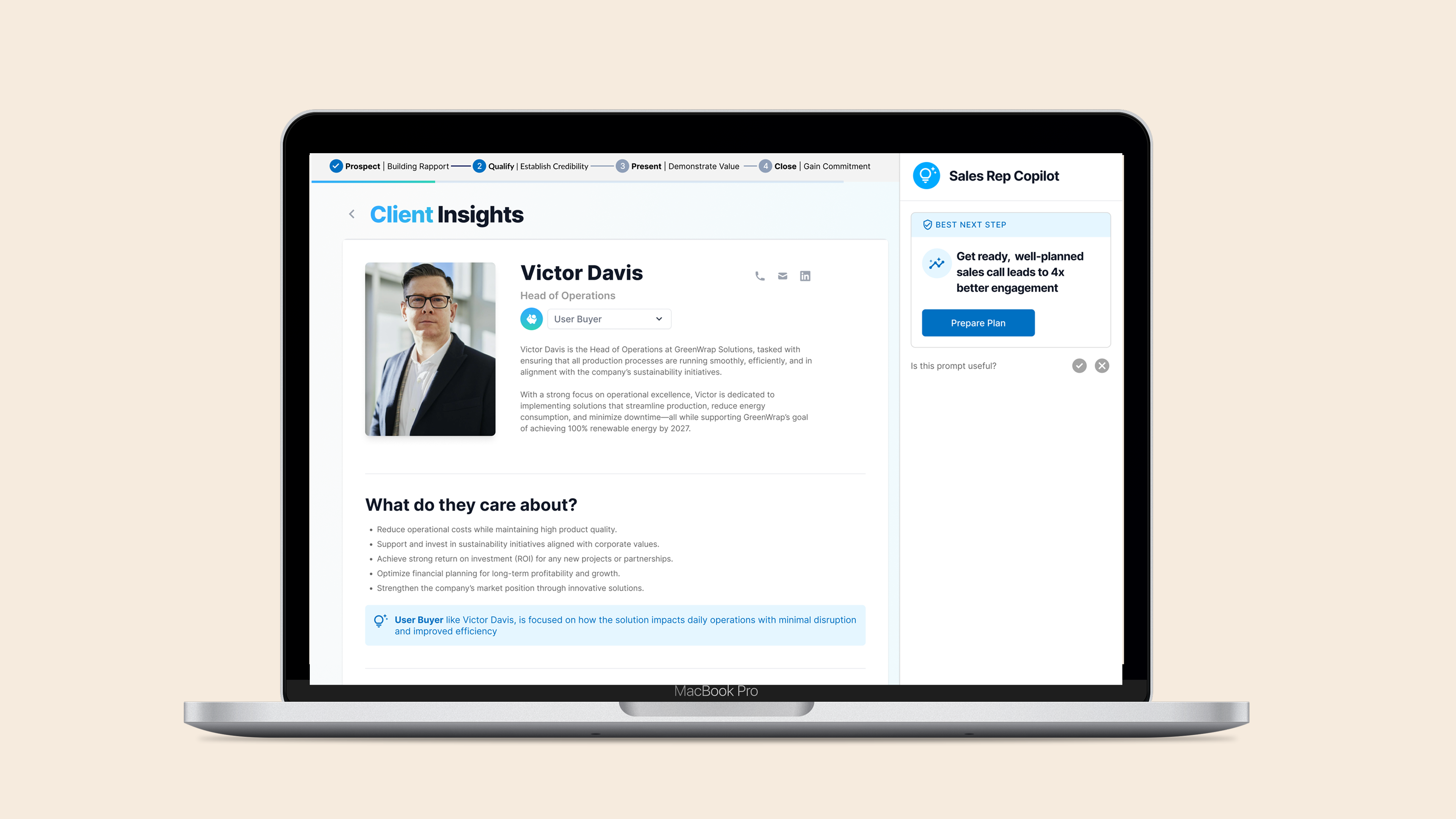 GenAI Sales Enablement Tool